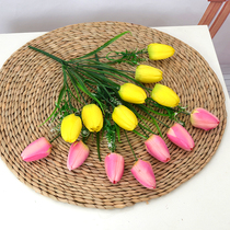 5 7-head water grass Bart Tulip silk flower living room flower simple fashion wreath foreign trade placement