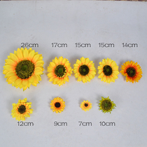 Simulation Sunflower Flowers Sun Flowers Flowers Head Clothing Accessories Ladies Hats Decoration Fake Flowers Furnishing Photographic Props