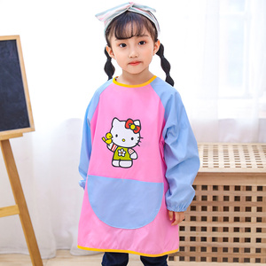 儿童画画衣美术绘画围裙