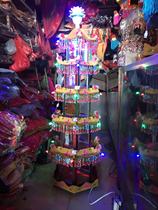 Yankou Pagoda Canopy Five-layer beaded transparent pagoda