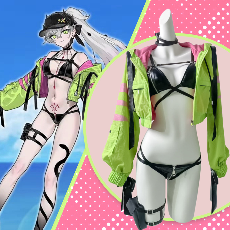 Little Spring Song•Early Release Fgo Lilith Swimsuit Two-Dimensional Anime Costume Women's Clothing