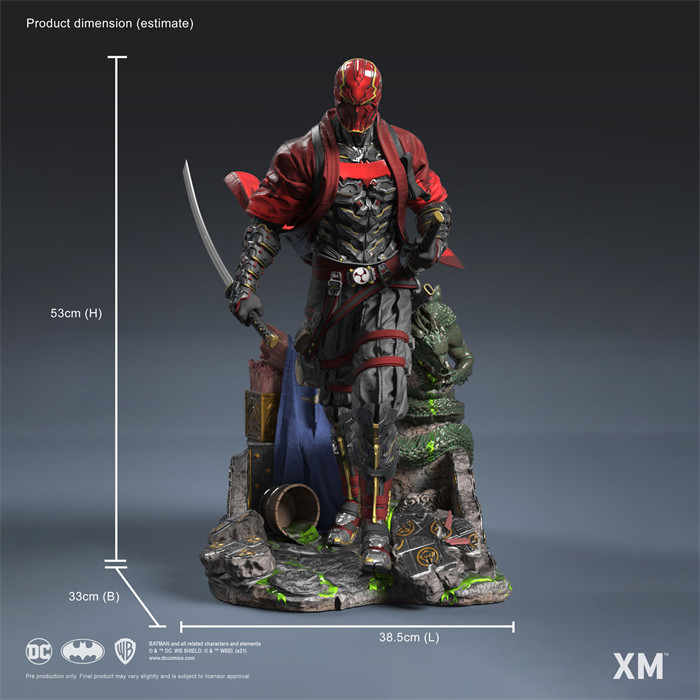 XM Studios Samurai Red Hood 1/4 Resin Statue Batman Jason Todd In
