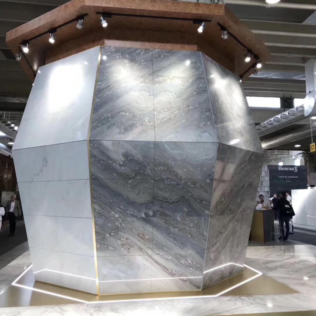 Natural marble plate imported Italian blue star sand countertop background wall home improvement custom stone processing custom