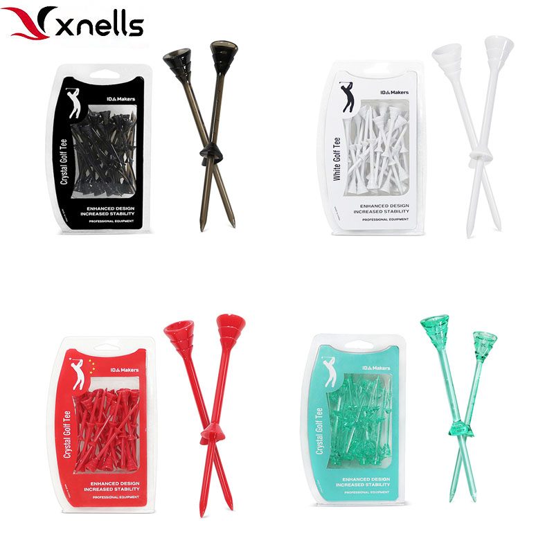 Xnells Golf Tee Ball Nails Limit Golf Nails Plastic Spikes 83mm 30 Pieces 1 Box