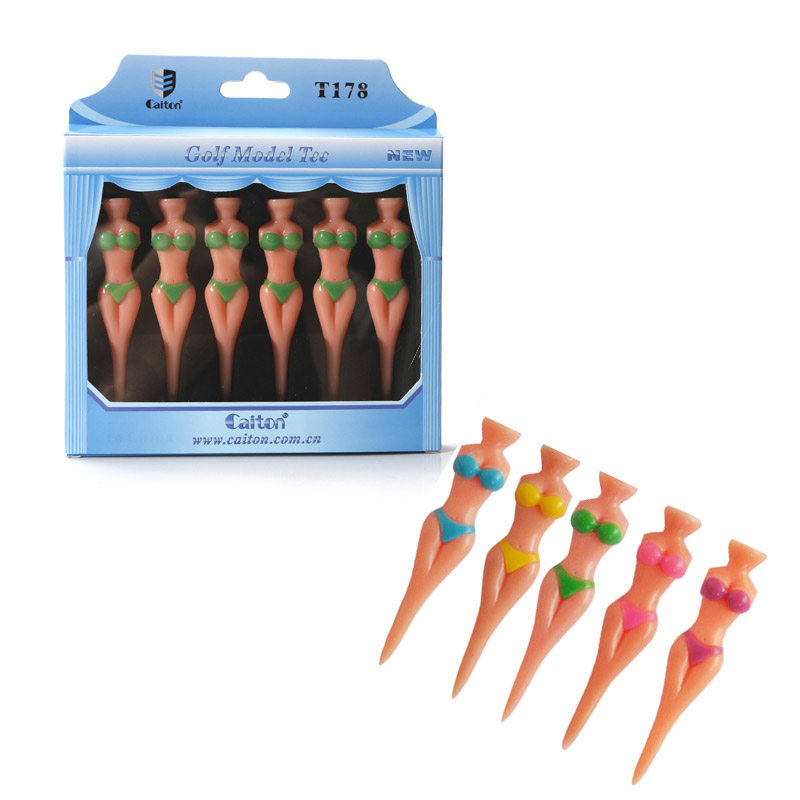 Special Golf Nails Beauty Model Ball Tee Plastic Tee Ball Holder Fun Fashion Naked Nail Ending Accessories