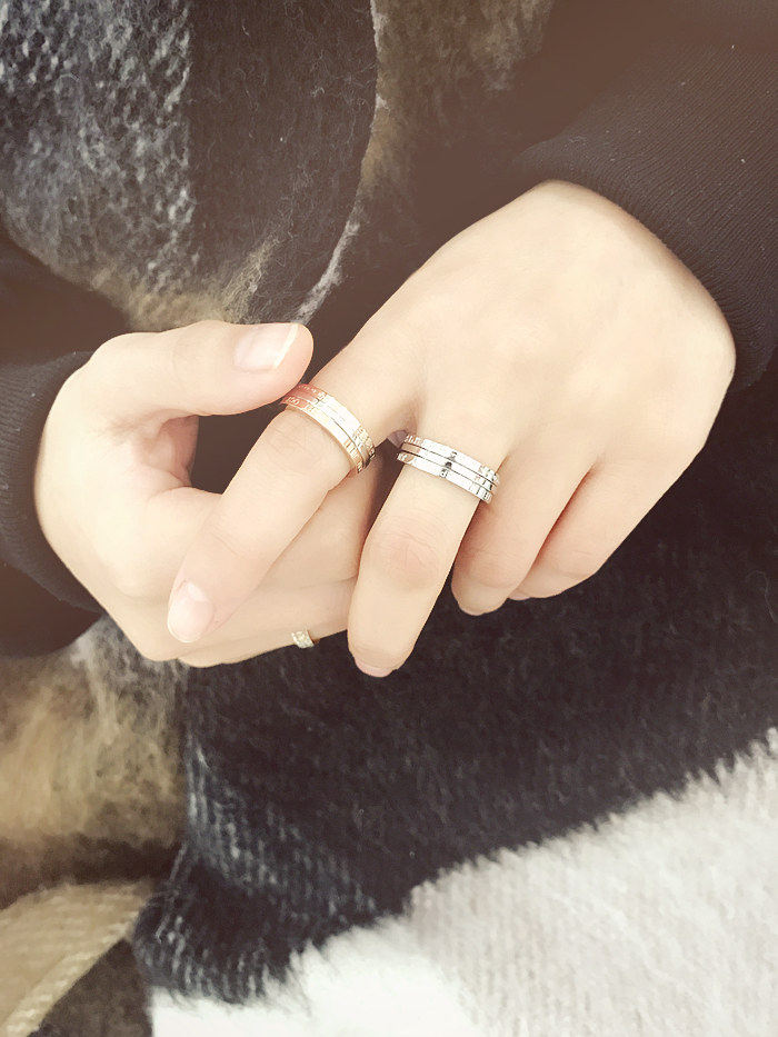 Bague mixte OTHER   en Acier au titane - Ref 3088493 Image 9