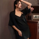 Пижама, сексуальная шелковая тонкая осенняя юбка, эффект подтяжки, изысканный стиль