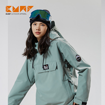 (2021 New) BUMP ski suit men and women with double board professional ski equipment jacket waterproof