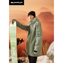 BUMPUP mens ski suit 15K waterproof and breathable double board veneer padded cotton windproof outdoor top