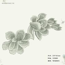 Lily cheongsam Hanfu network computer embroidery plate making tape version with pes files file emb design customization