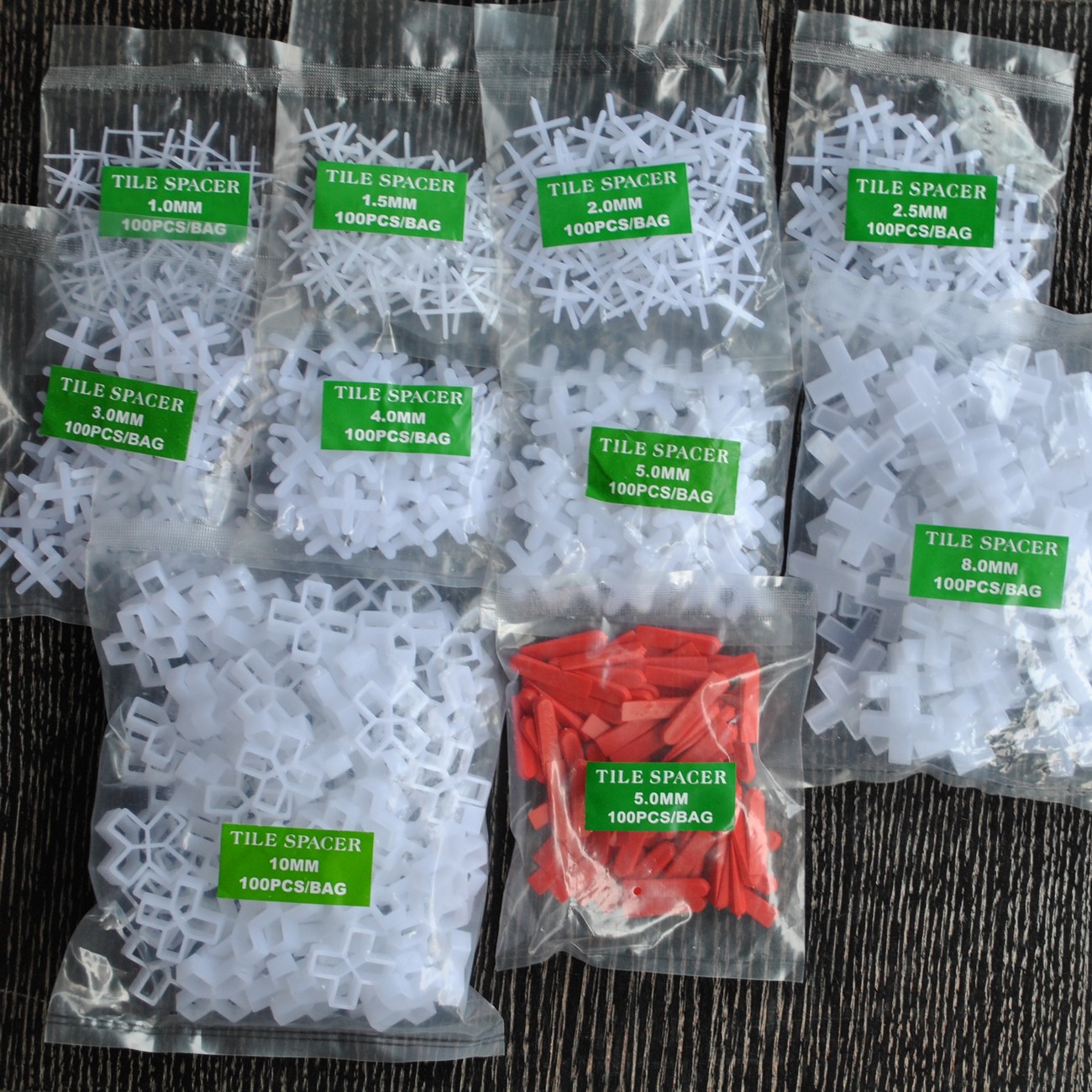 Tile positioning cross plastic cross tile positioner 1mm-10mm complete specifications