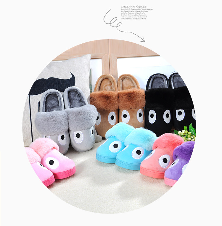 Pantoufles enfants en suède pour hiver - semelle plastique - Ref 1016437 Image 24