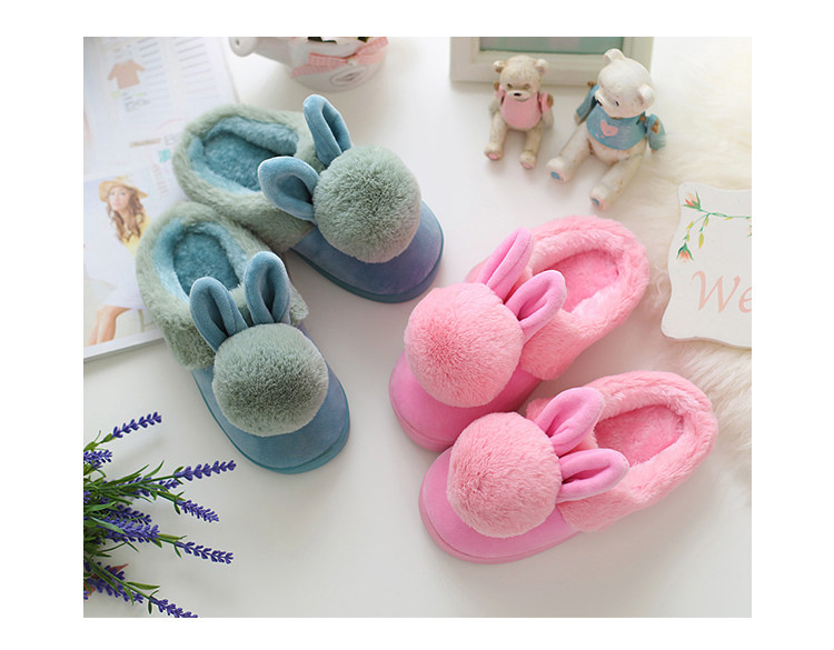 Pantoufles enfants en suède pour hiver - semelle plastique - Ref 986547 Image 29