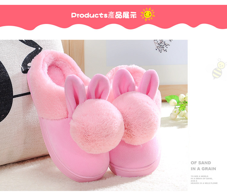 Pantoufles enfants en suède pour hiver - semelle plastique - Ref 986547 Image 38