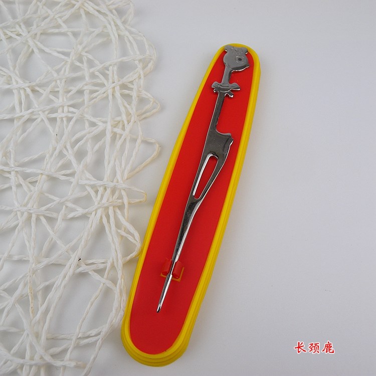 Công cụ đan thủ công thép không gỉ crochet hình động vật hình dạng hoa tulip bộ sưu tập crochet - Công cụ & vật liệu may DIY kim khâu