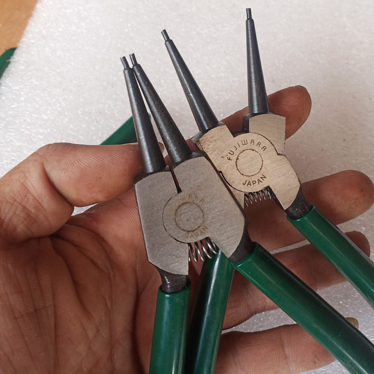 Snap Spring Pliers Multifunctional Small Industrial Grade Large Full C Type Clasp Inner Straight Outer Bend Inner Bend Snap Spring Pliers Physical Figure