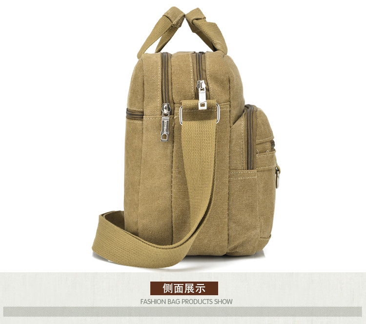 2018 mới canvas nam túi Messenger túi đeo vai bình thường túi xách công suất lớn nam túi chéo túi xách hermes