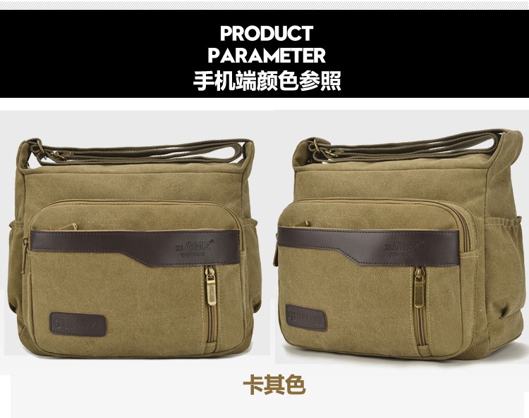 Cửa hàng quần áo nam 2018 mới túi vải nam túi đeo vai Túi xách thông thường cho nam ba lô đeo chéo nam túi louis vuitton