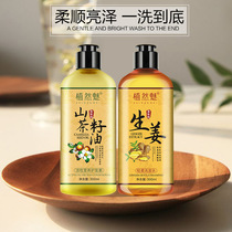 Zhiran Charm oil control wash and care set Ginger shampoo Camellia Seed oil conditioner set