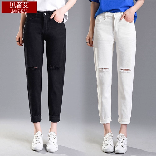 Белые летние джинсы, тонкие штаны для отдыха, по фигуре