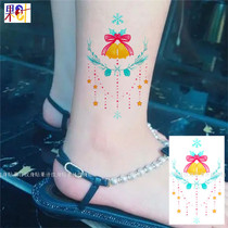 Fruit meter TATOO Christmas bell Bell Accessories tattooed Appliqued Arm Leg Splicing Colorful Little Freshens waterproof lasting