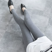 Mùa hè 2019 mới chín điểm quần legging nữ mỏng bên trong và bên ngoài mặc áo cotton mỏng mùa hè thon thả - Quần tây thường