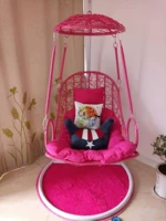 Ghế xích đu treo giỏ mây ghế trong nhà đôi treo ghế đơn chim yến ban công ghế xích đu võng đồ nội thất giả phòng chờ ghế - Bàn ghế ngoài trời / sân ghế giả mây ngoài trời