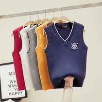 Waistcoat boys and girls waistcoat 2020 autumn and winter wear new childrens knitted warm baby sweater vest