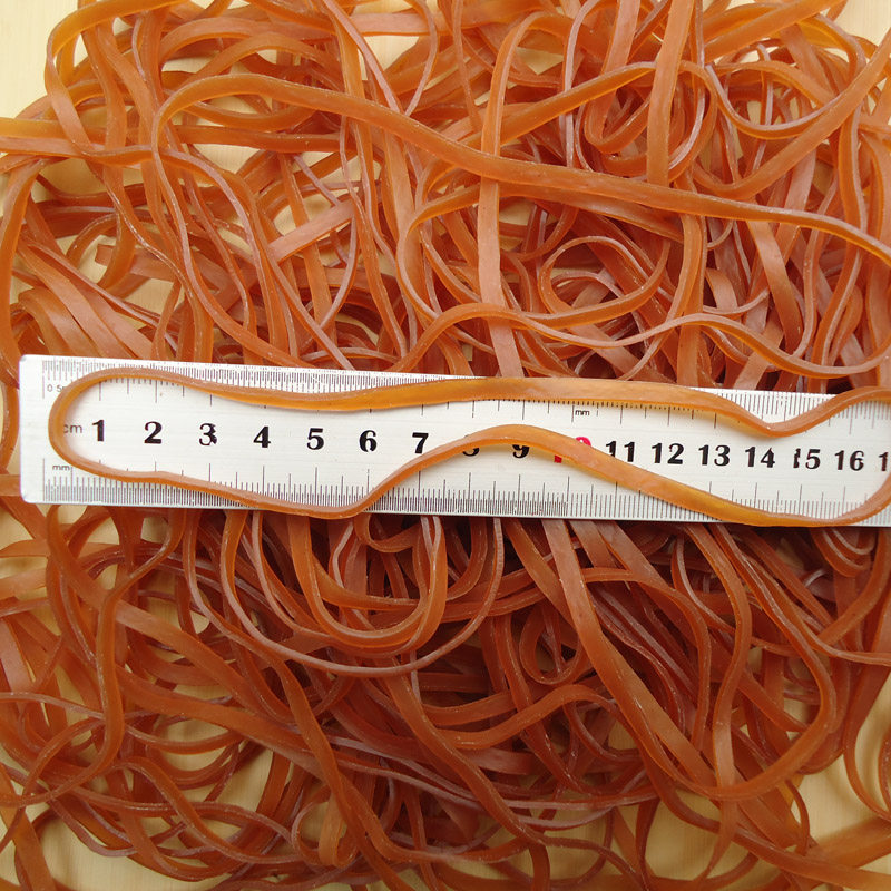 Rubber band rubber ring rubber ring leather jacket leather ribs 4MM wide series multiple lengths 1 catty