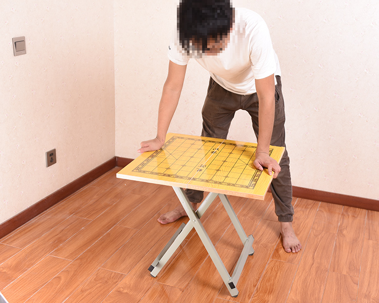 Bàn gấp di động, bàn di động, bàn gỗ, bàn cờ gia đình đơn giản, bàn, bàn cờ vua - Bàn bàn học đôi