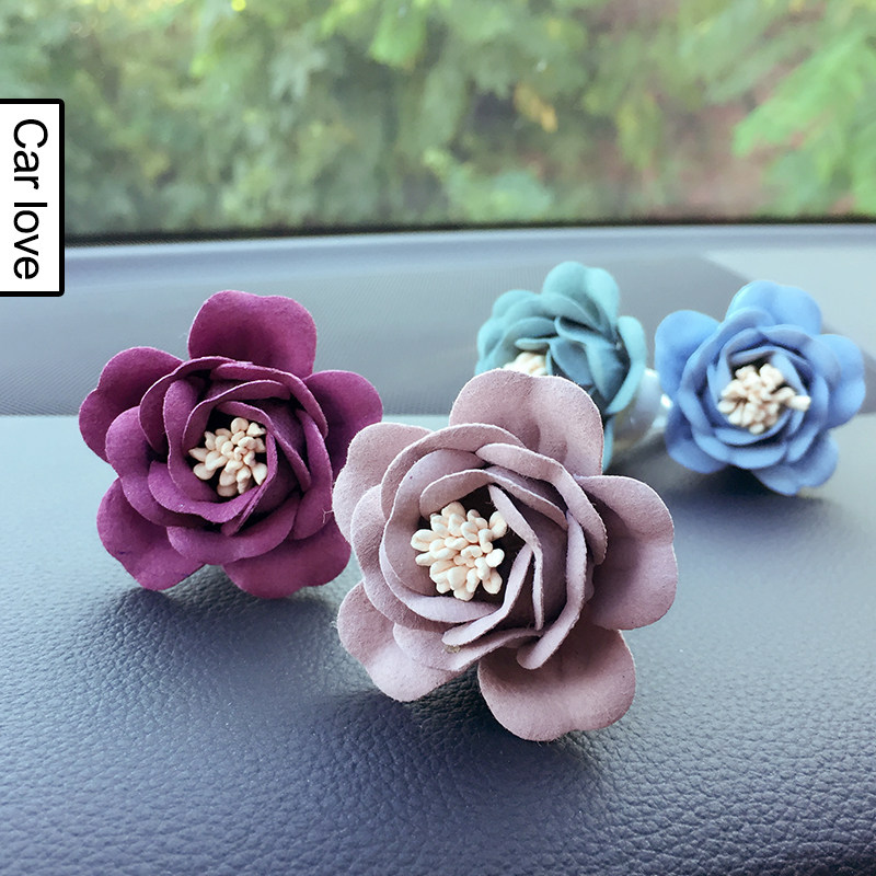 Han Edition Cloth Arts handmade girls Car decorated air outlet Fragrance clips Air conditioning Aroma Lavender Interior Accessories