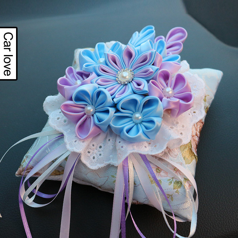 Car Apart Taste Bamboo Charcoal Bag New Car Except Formaldehyde Activated Carbon Cloth Art Flowers On-board Interior Ornament Fragrant Bag Supplies Swing