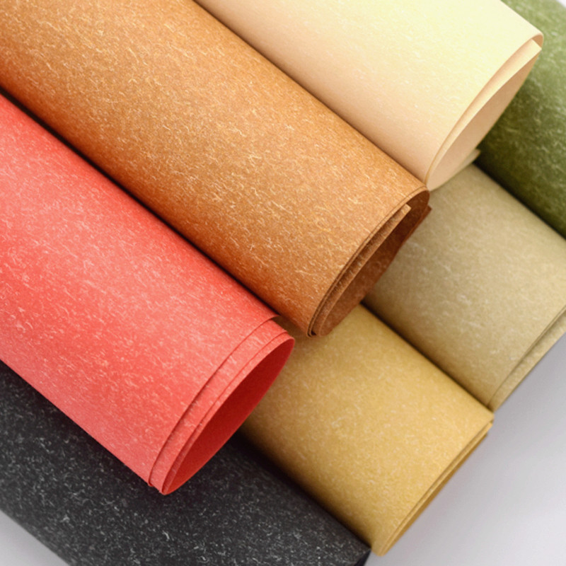 Fully open retro pattern art paper color branding paper wedding gift handy gift wrapping paper package book cover paper hot melt paper