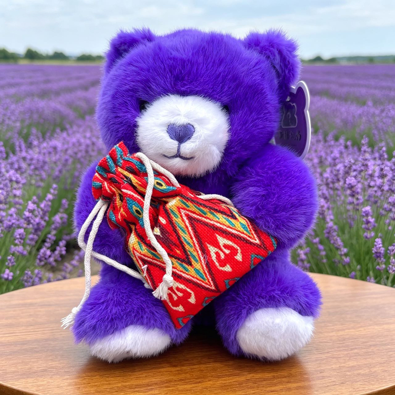 Xinjiang Lavender Cute Pet Doll Adelais Scented Bear Soothing Sleep Aid Travel Souvenir Holiday Gift