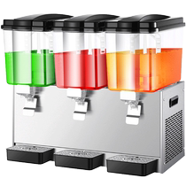 Melite large-capacity commercial cold drink machine three-cylinder buffet sour plum soup refrigerated juice machine hot and cold beverage machine