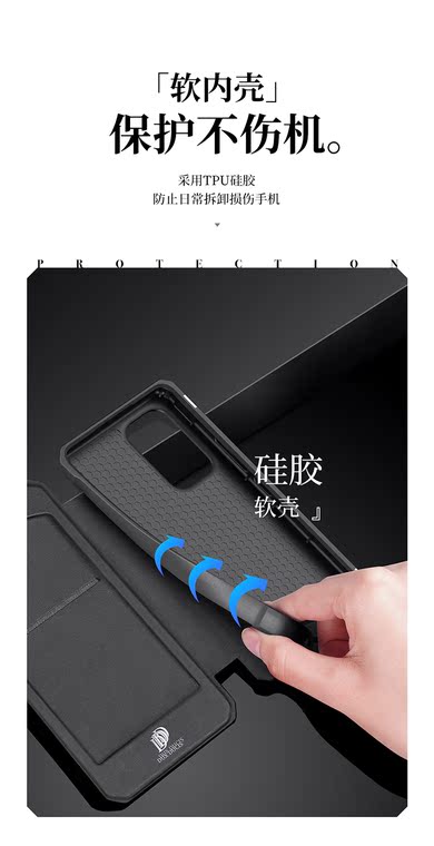 Dux Ducis Wallets Folio Flip Magnetic Synthetic Leather Card Holder Folding Stand Slim Fit A13 5G, A23 5G, A33 5G, A53 5G