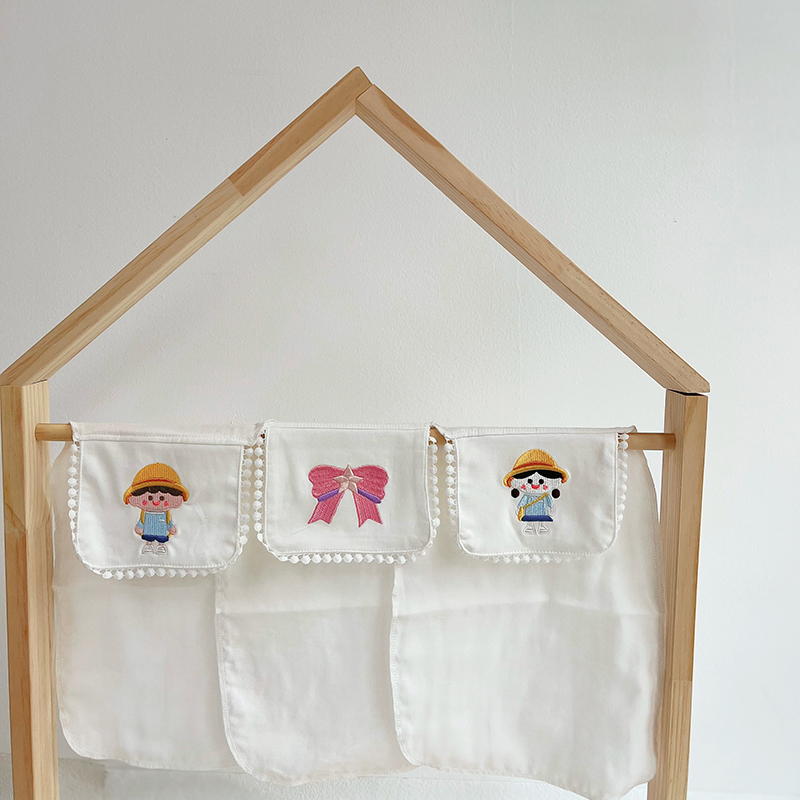 South Korea ins sweat-absorbent towel children's cotton kindergarten boys and girls sweat-proof baby baby gauze pad back towel