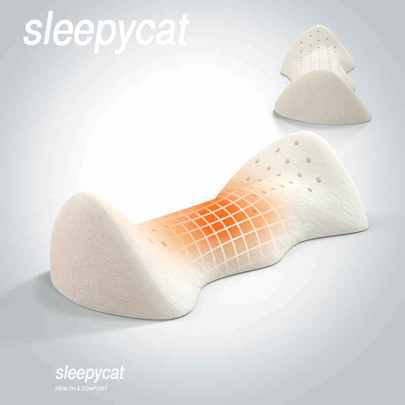 Thai Latex Sleep Bed Waist Pillow Intervertebral Disc Lumbar Cushion Pregnant pregnant woman sleeping waist side sleeping support Heating waist cushion