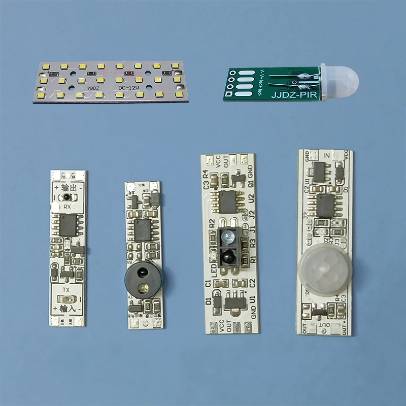 DC5~24V3A fade-on fade-off dimming LED light human hand scan door control infrared sensor switch module PCB board