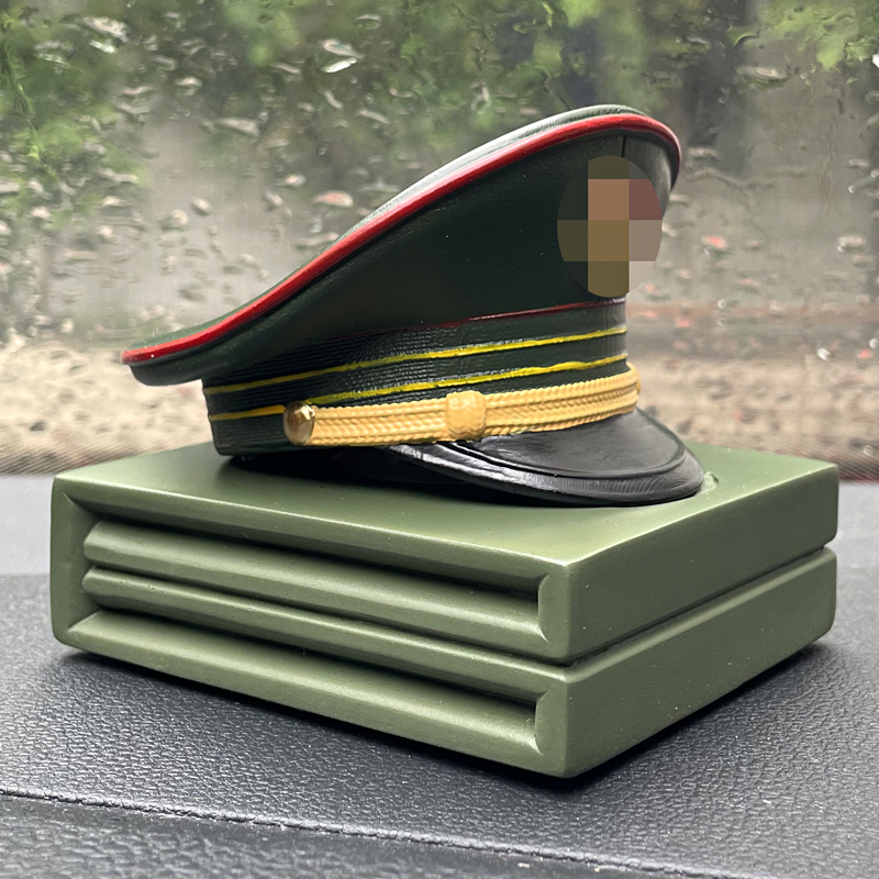 Creative 3D Military Quilt Car Air Freshener Ornament for Veterans, Car Dashboard Interior Decoration, Veteran Commemorative Gift