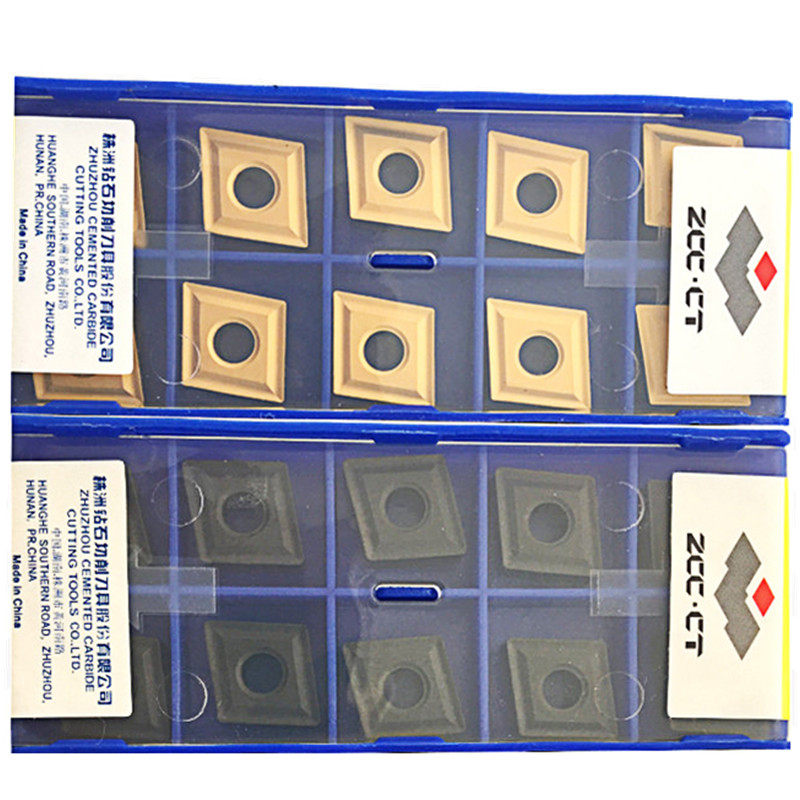 Zhuzhou Diamond Numerical Control Blade Rhomboid CNMG120404 120408120412 YBC251 252 Through Groove