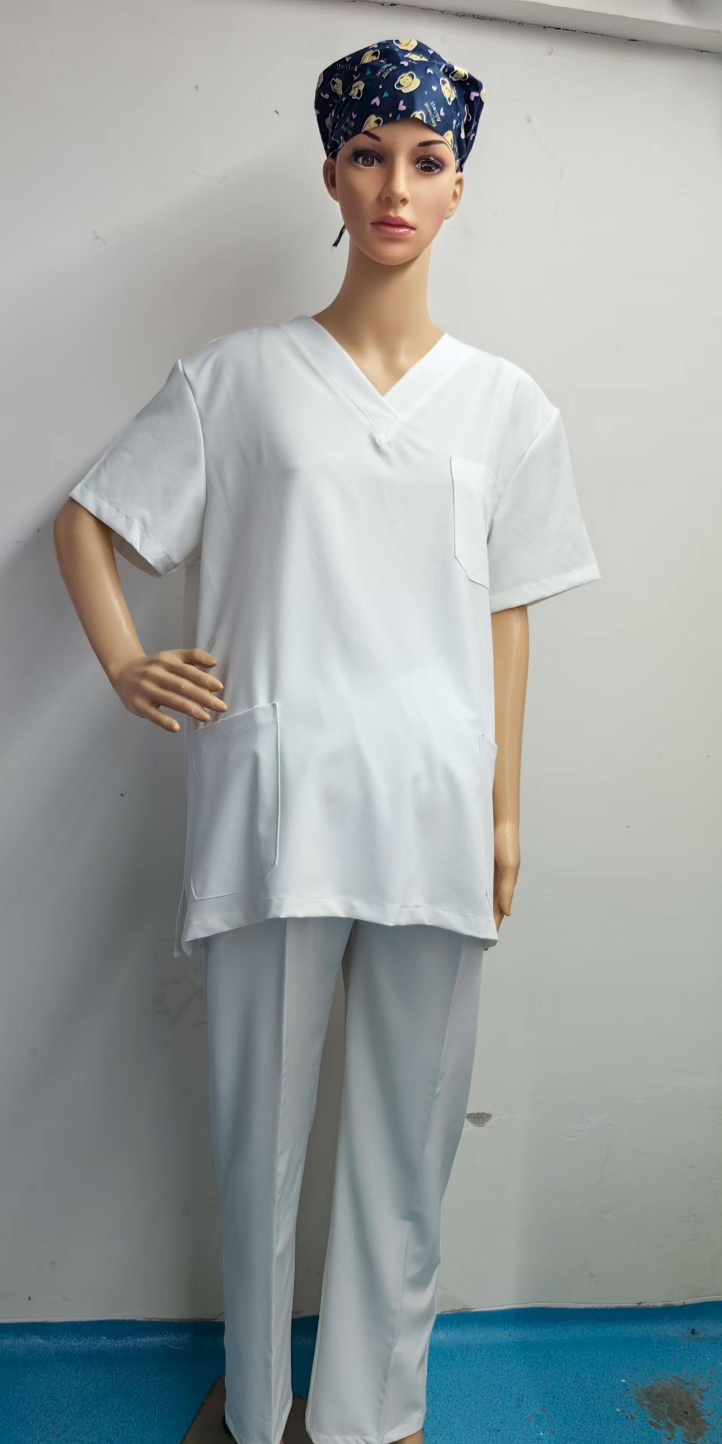 弹力托腹裤护士孕妇裤手术室手术衣医护刷手服女短袖速干医生服 — 14