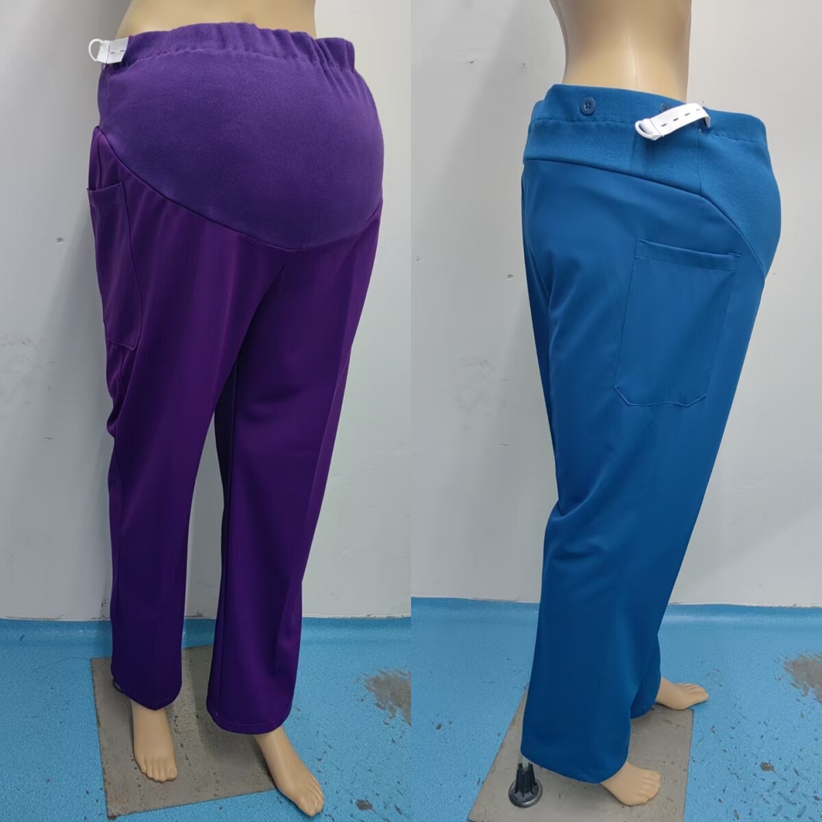 弹力托腹裤护士孕妇裤手术室手术衣医护刷手服女短袖速干医生服 — 12