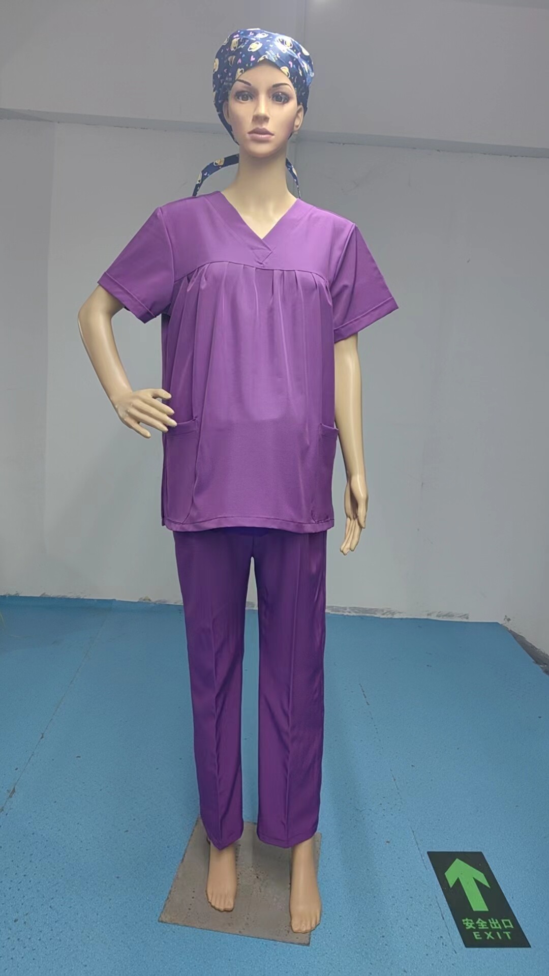 弹力托腹裤护士孕妇裤手术室手术衣医护刷手服女短袖速干医生服 — 27