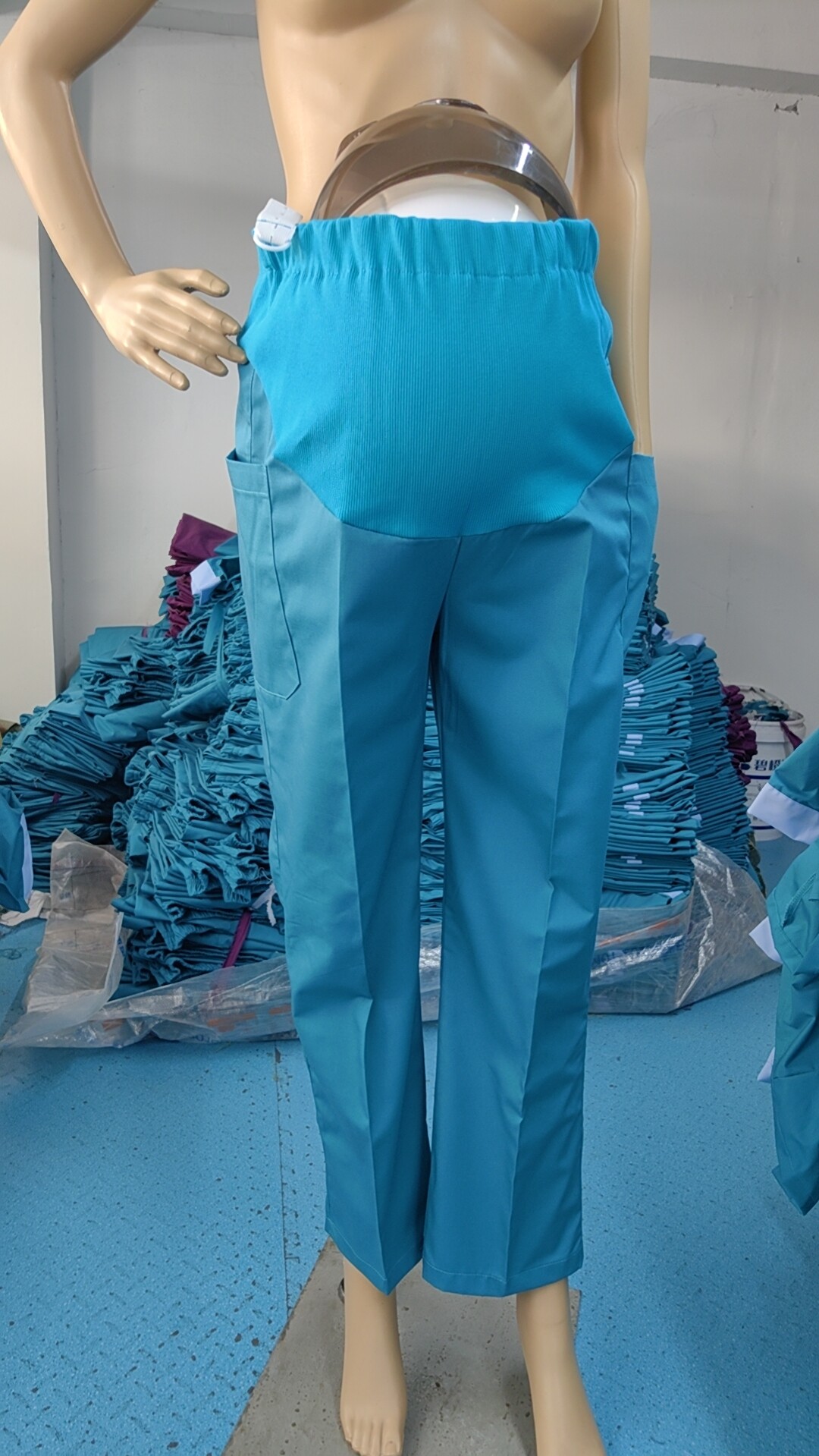 弹力托腹裤护士孕妇裤手术室手术衣医护刷手服女短袖速干医生服 — 23