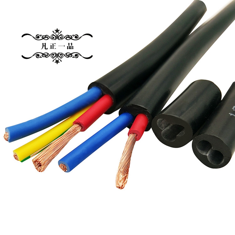 National standard copper core 2 core 3 core 4 core RVV1 0 1 5 2 5 4 6 square multi-core sheathed cable wire wire