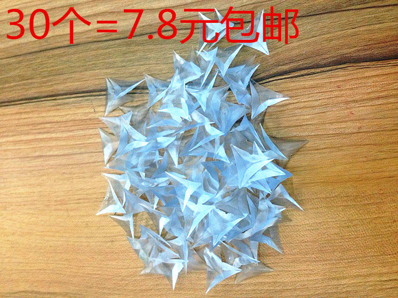 Glass anti-slip triangular plastic cushion dust angle desktop suction pad