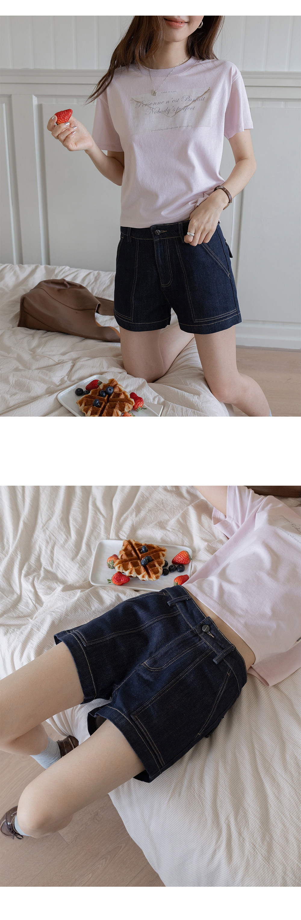 VNOOK женская футболка с высокой талией короткого кроя с короткими рукавами 2026 весна-лето новая вязаная слегка свободная с принтом круглый вырез стройнящая блузка