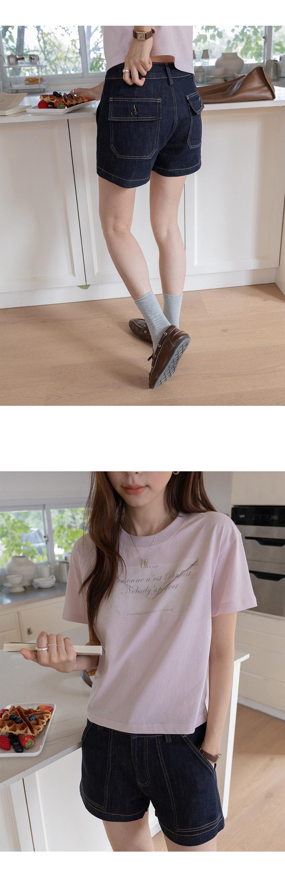 VNOOK женская футболка с высокой талией короткого кроя с короткими рукавами 2026 весна-лето новая вязаная слегка свободная с принтом круглый вырез стройнящая блузка