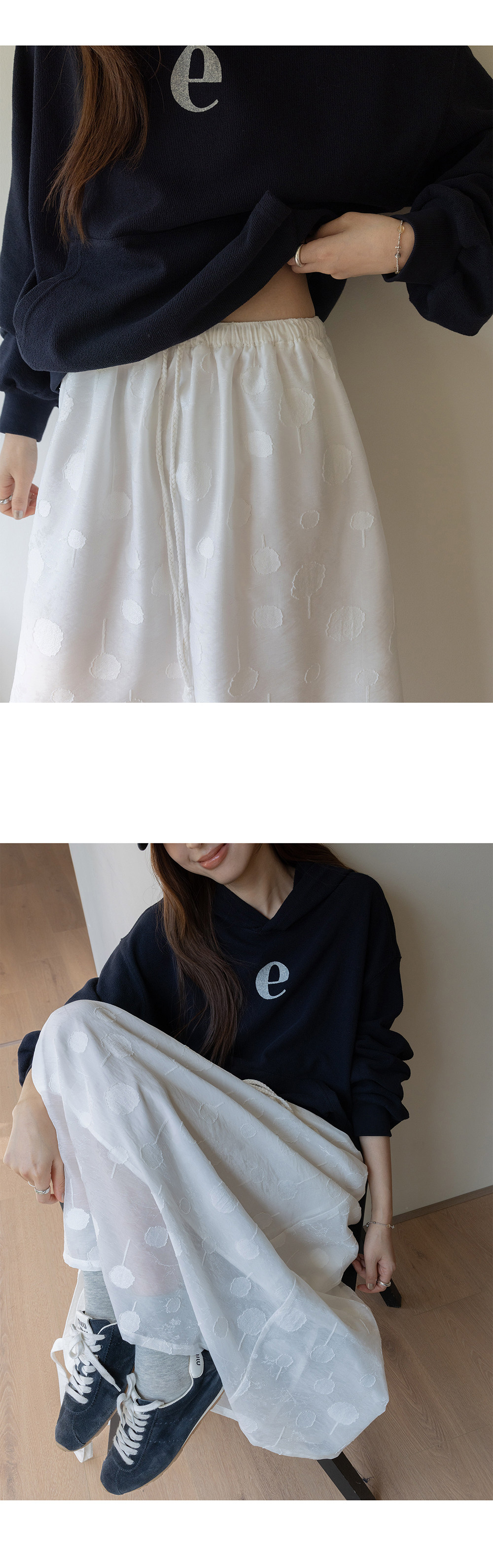 VNOOK вязаное хлопковое худи с принтом свободного кроя женское весна 2026 повседневная универсальная кофта